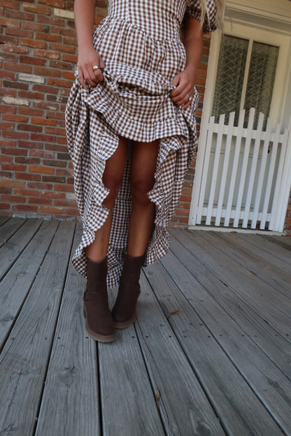 Espresso Combat Boots