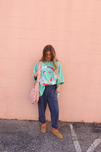 Smile Patchwork Tee
