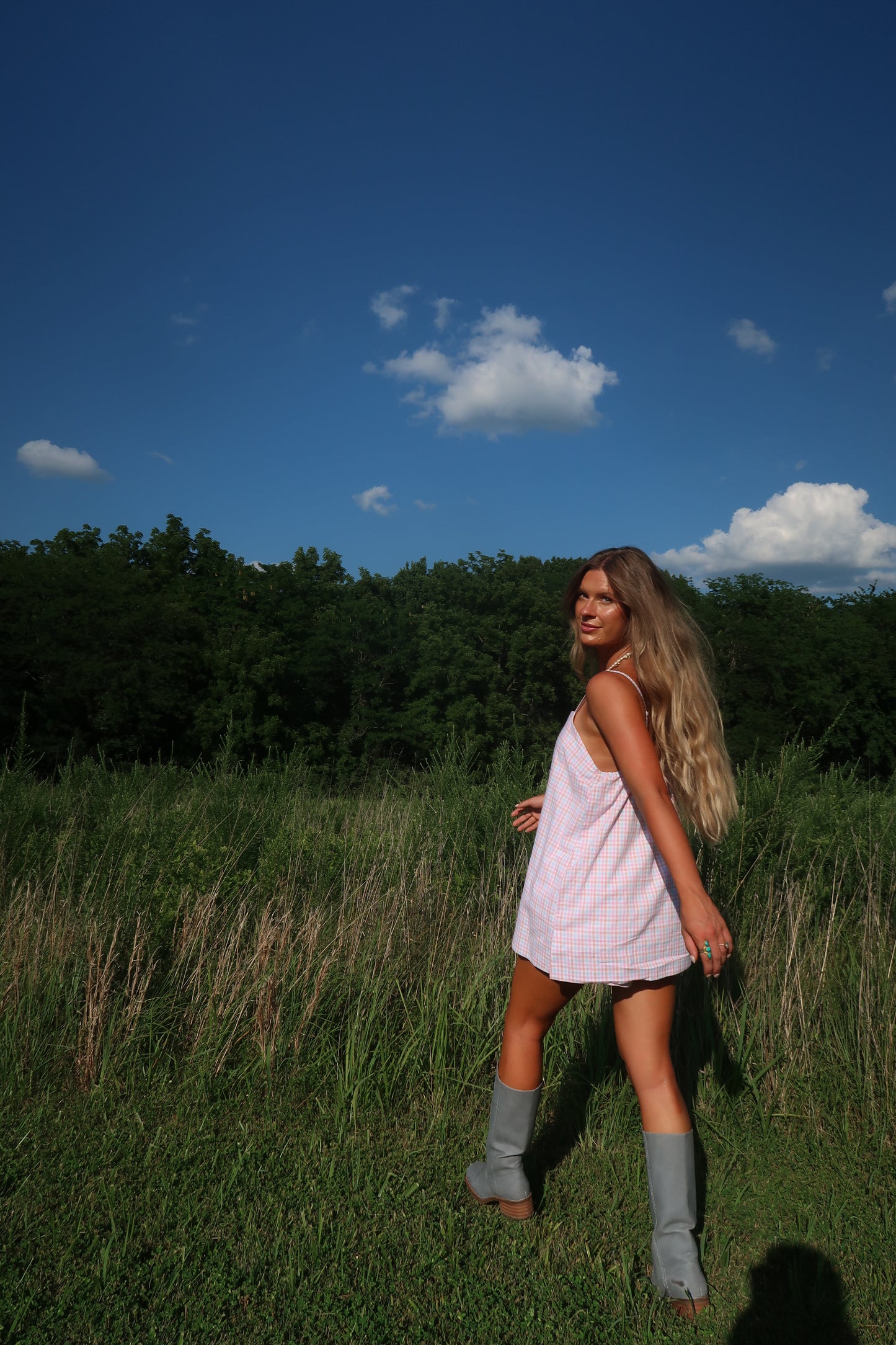 Sweet Escape Plaid Set