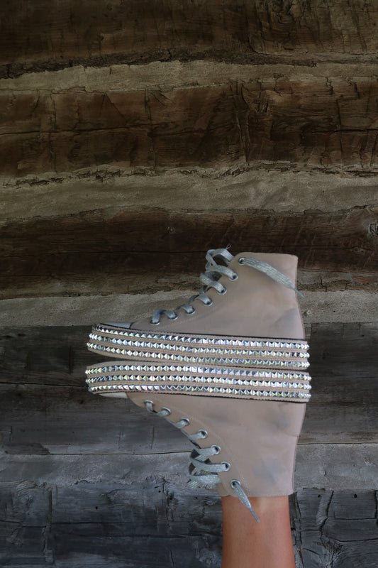Khaki Studded High Top
