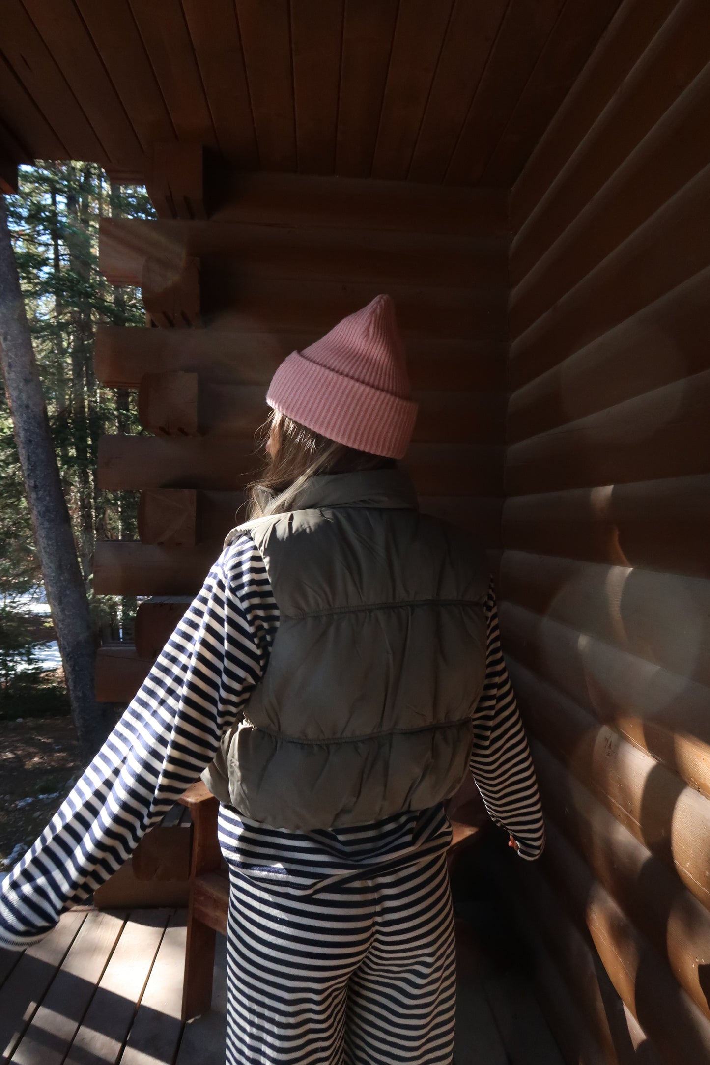 Moss Reversible Puffer Vest