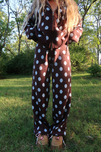 Coco Sky Dottie Knit Pants