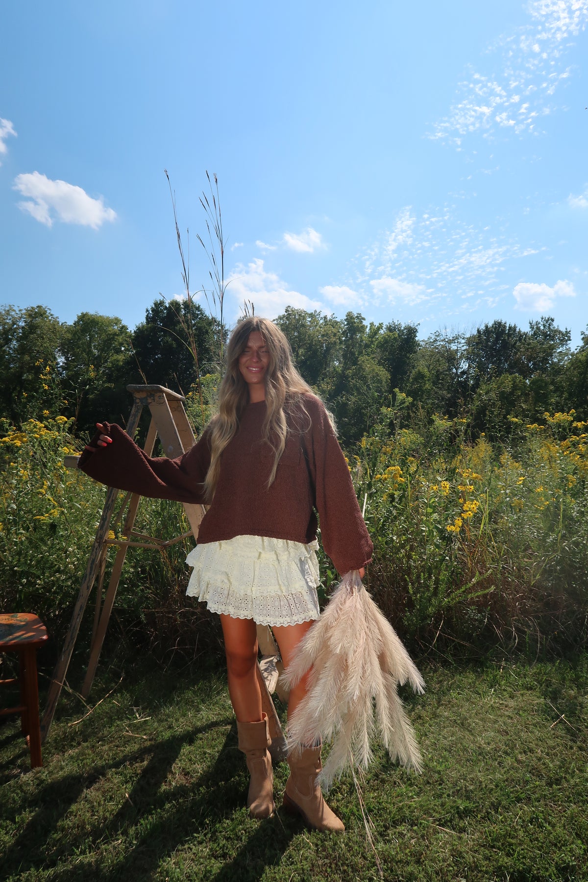 Hickory Boxy Sweater