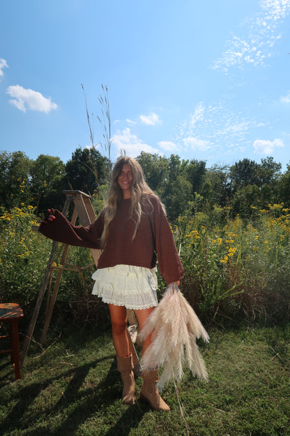 Hickory Boxy Sweater