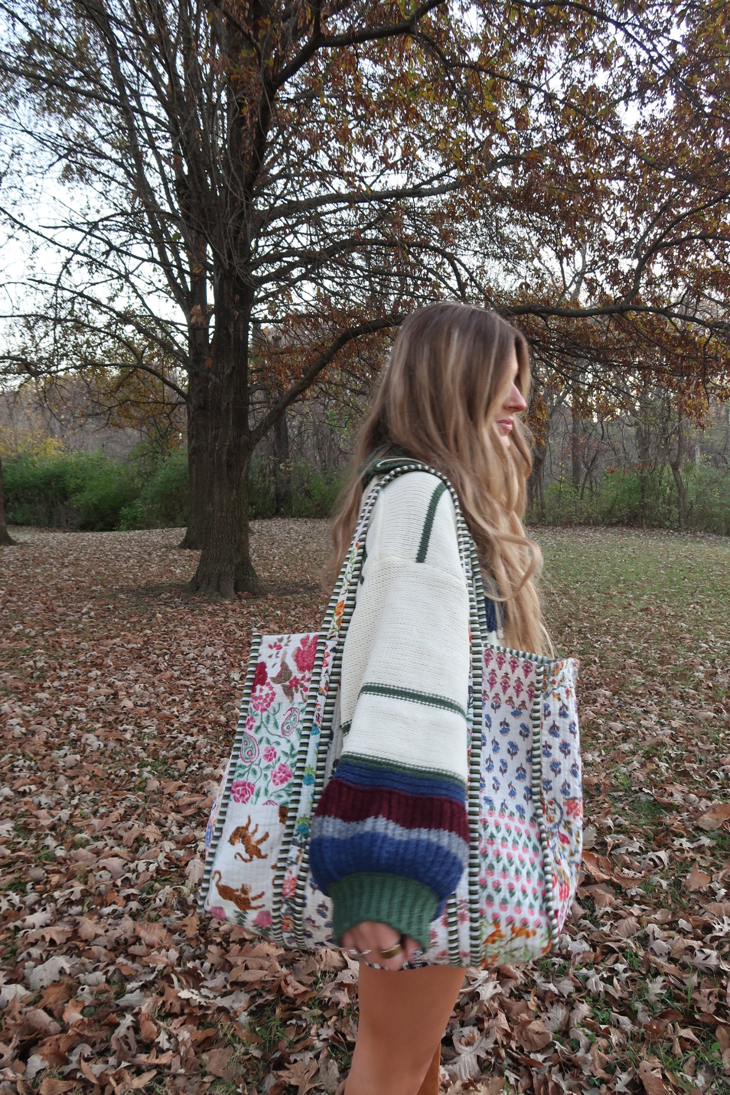 Connie Quilted Tote Bag