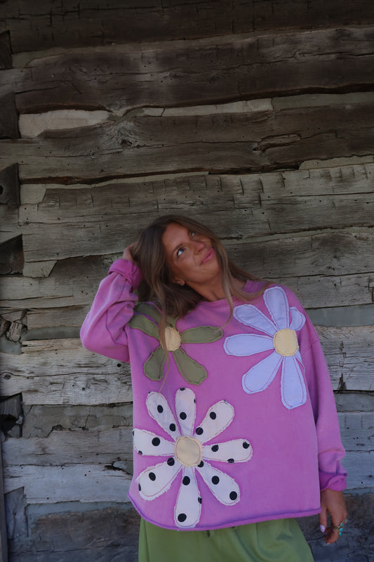 Dragon Fruit Oversized Crewneck