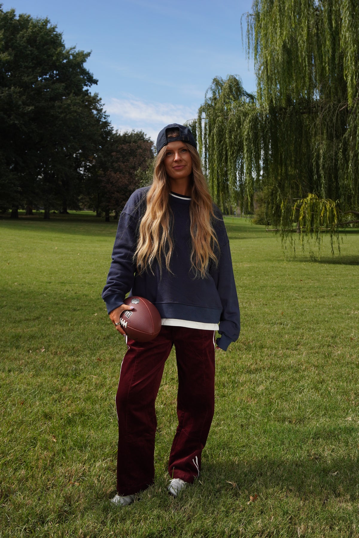 Navy Layered Crew