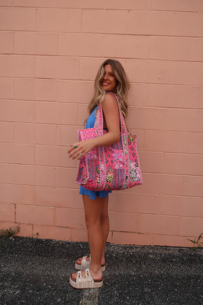 Piper Quilted Tote Bag
