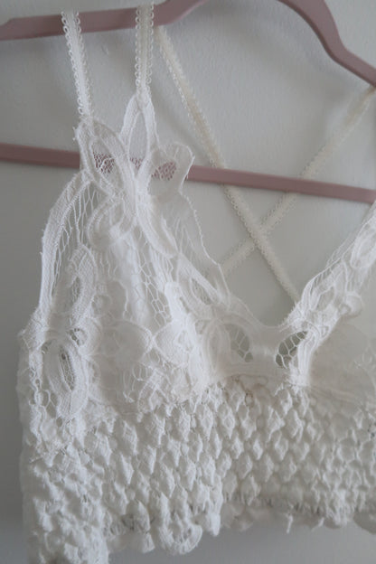 white Lace Bralette