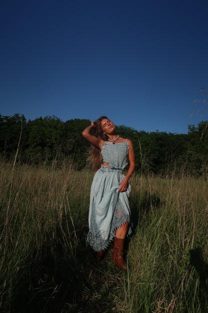 Coastal Haze Maxi Dress