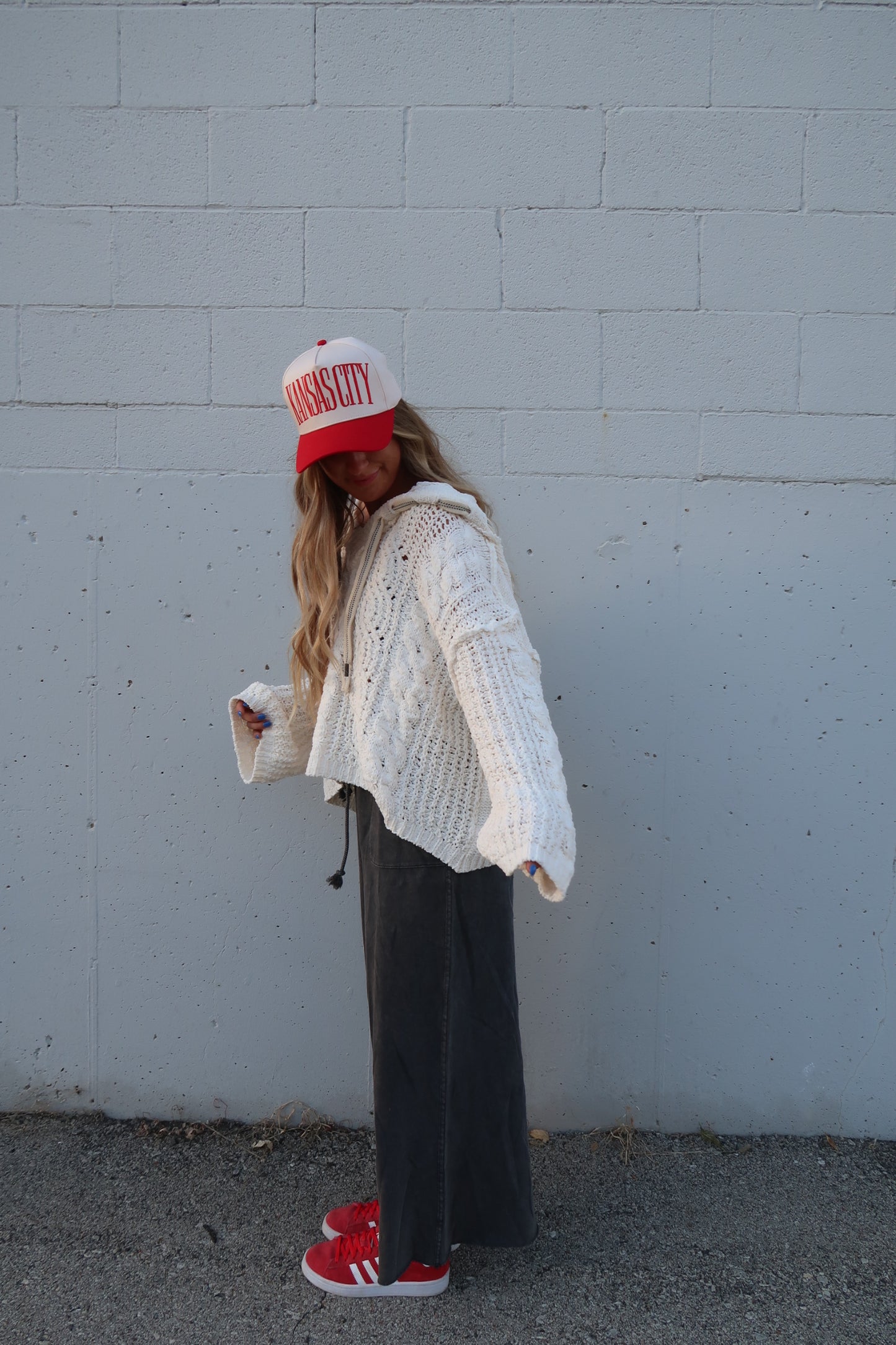 Marshmallow Hooded Sweater