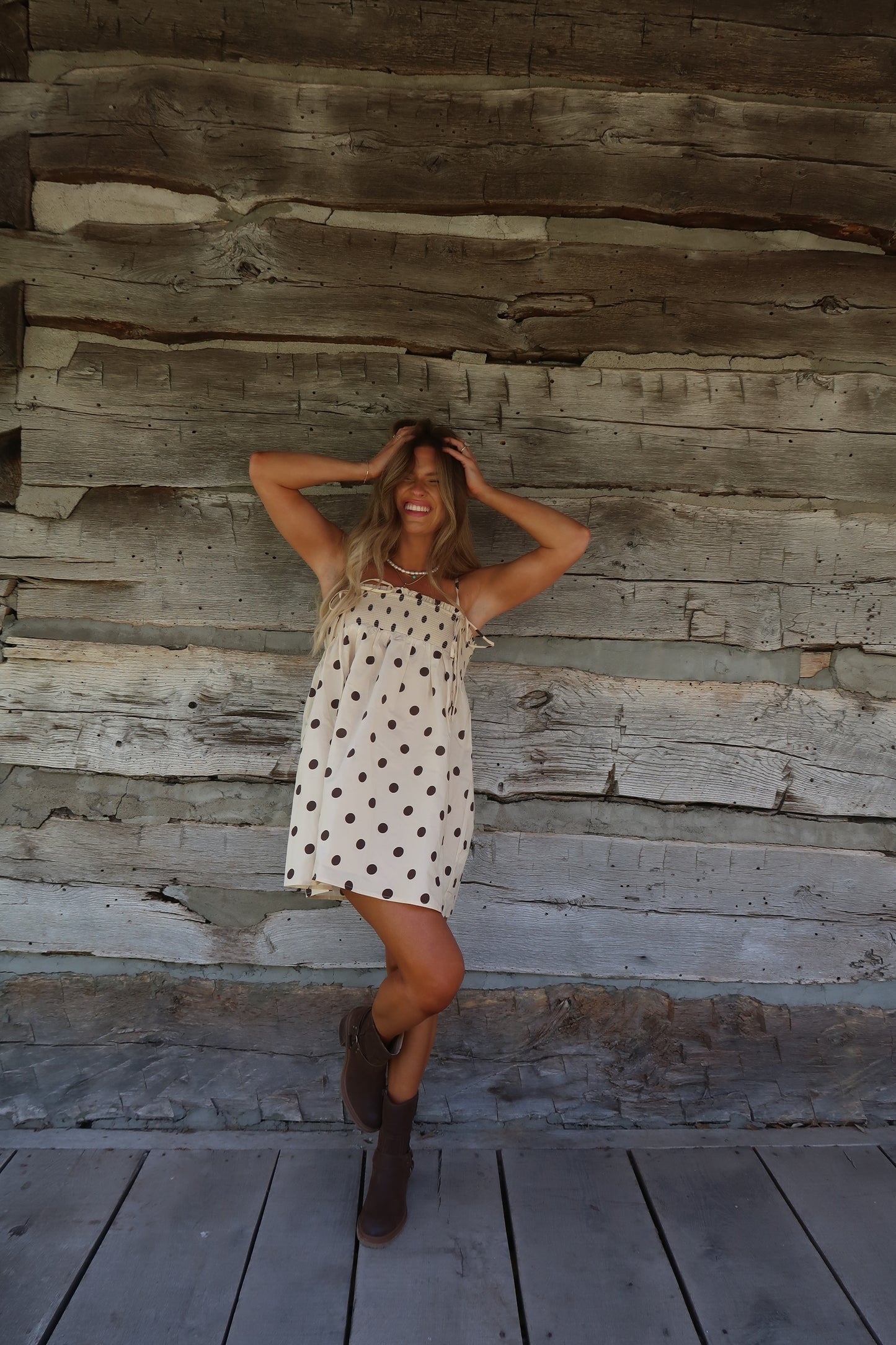 Sandstone Dot Tunic/Dress