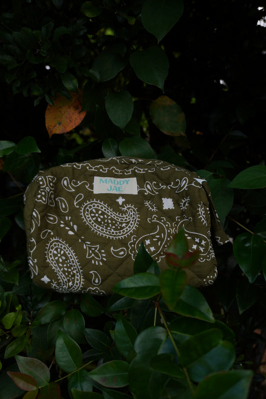 Reef Quilted Cosmetic Bag