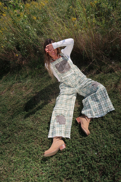 Trailblazer Plaid Overalls