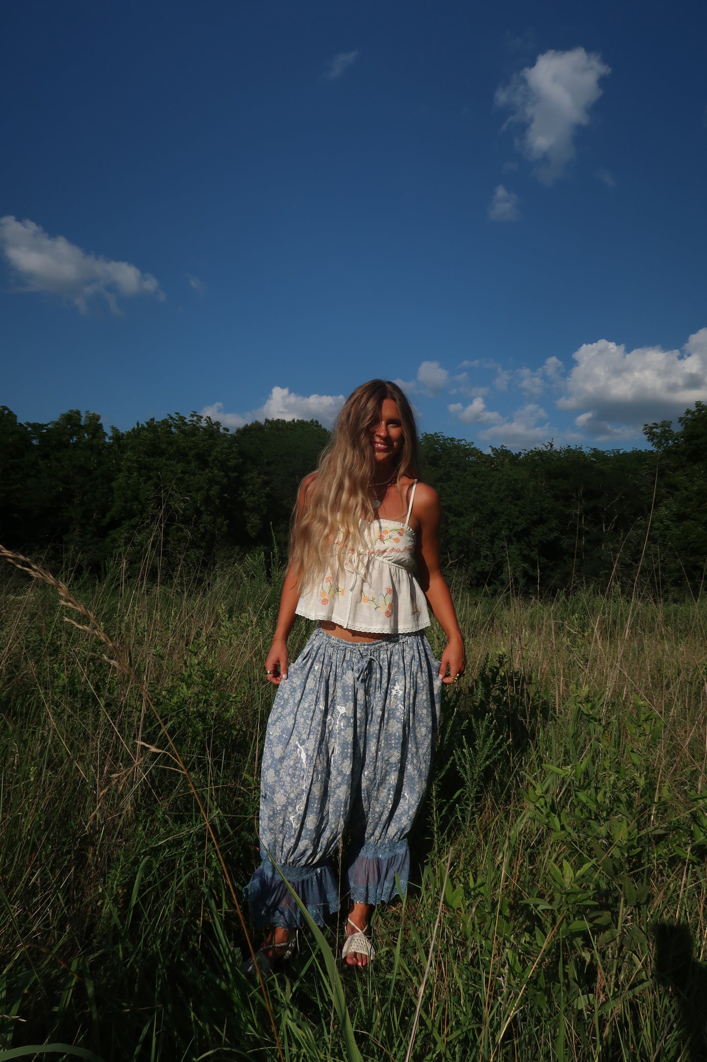 Indigo Meadow Bloomers