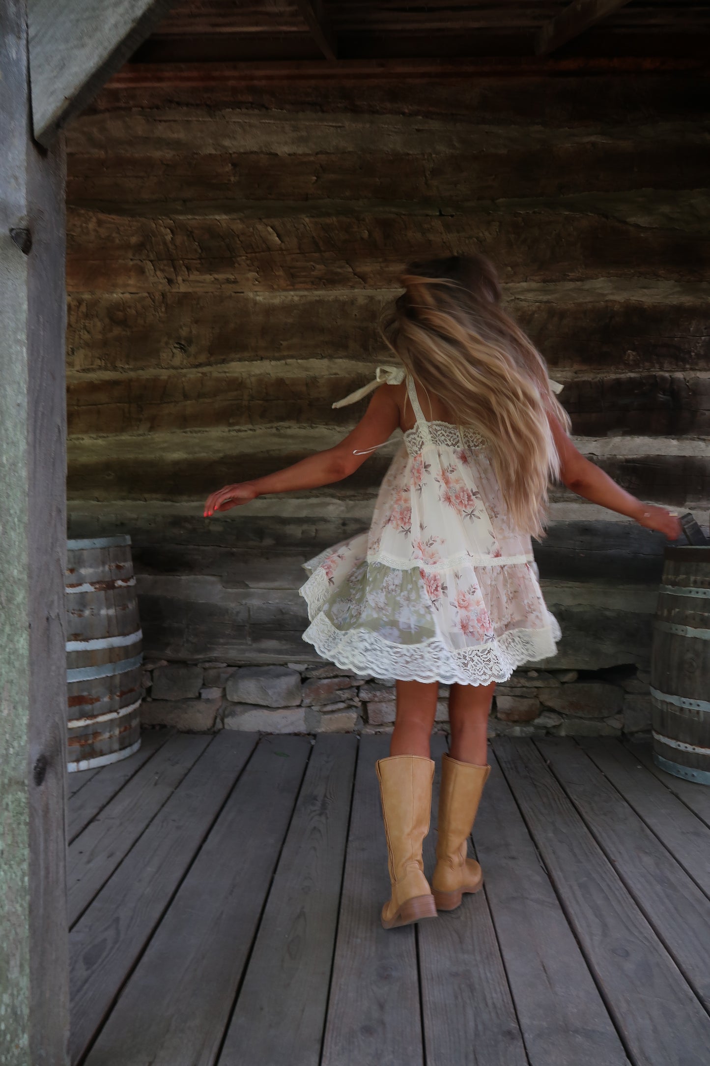 Soft Light Lace Dress