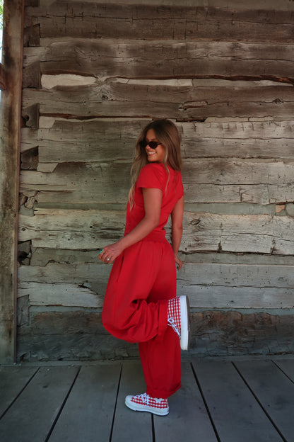 Red On the Go Set