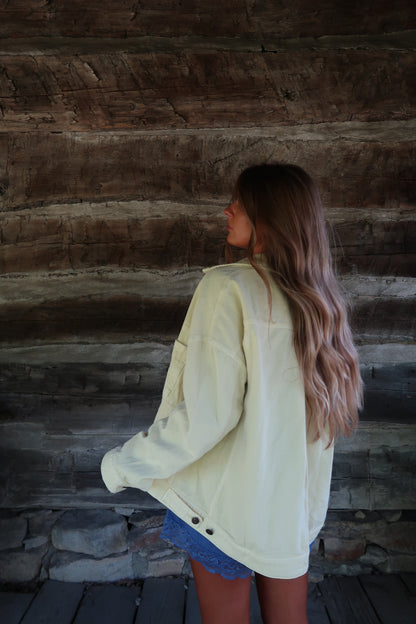 Lemon Drop Denim Jacket