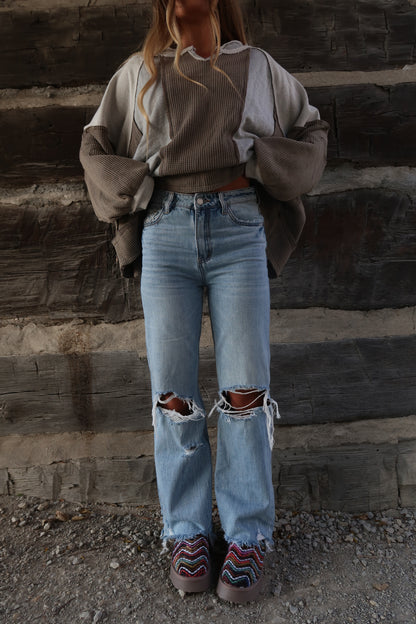 Stevie Distressed Denim