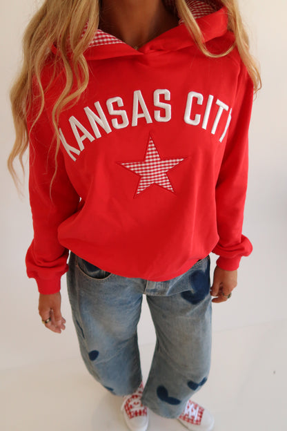 Kansas City Gingham Hoodie
