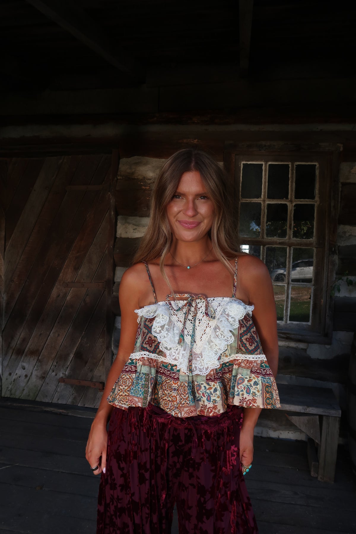 Rusty Patchwork Prairie Tank