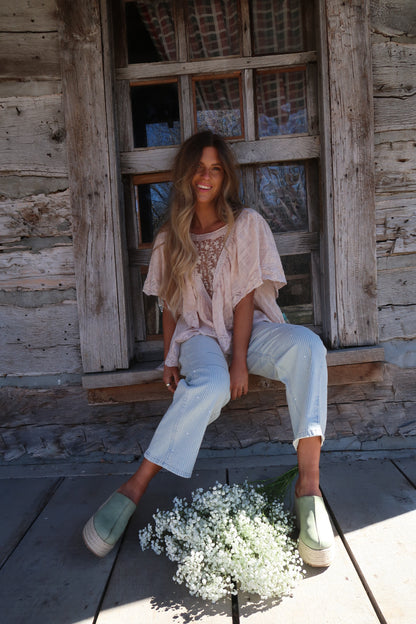 Natural Dolly Lace Top