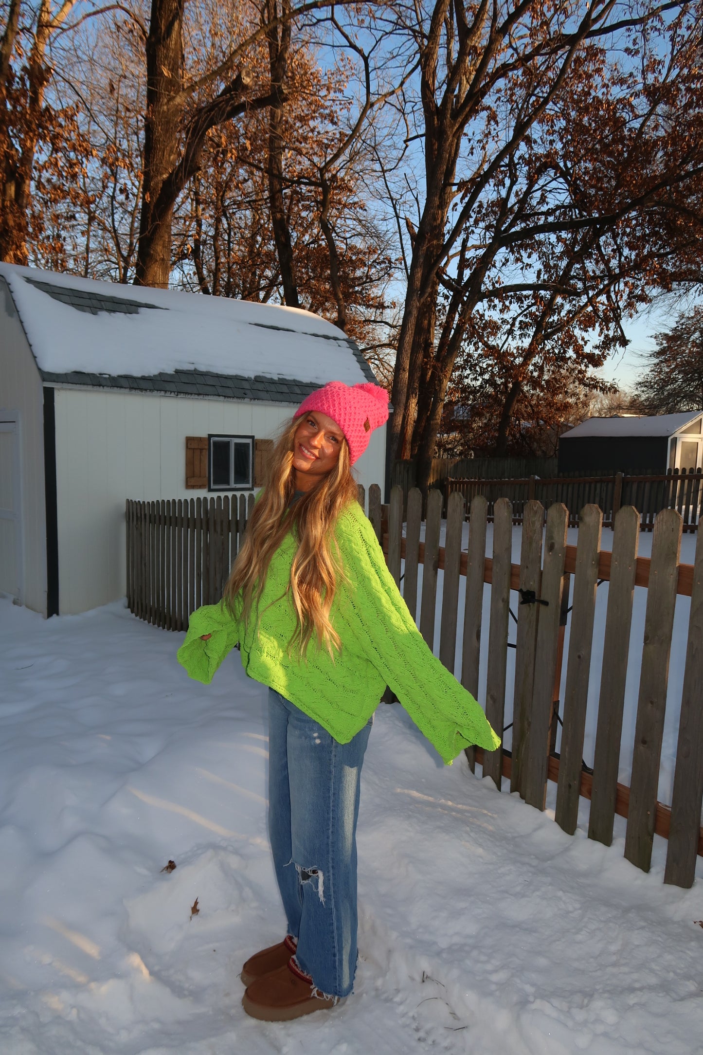 Candy Pink Beanie