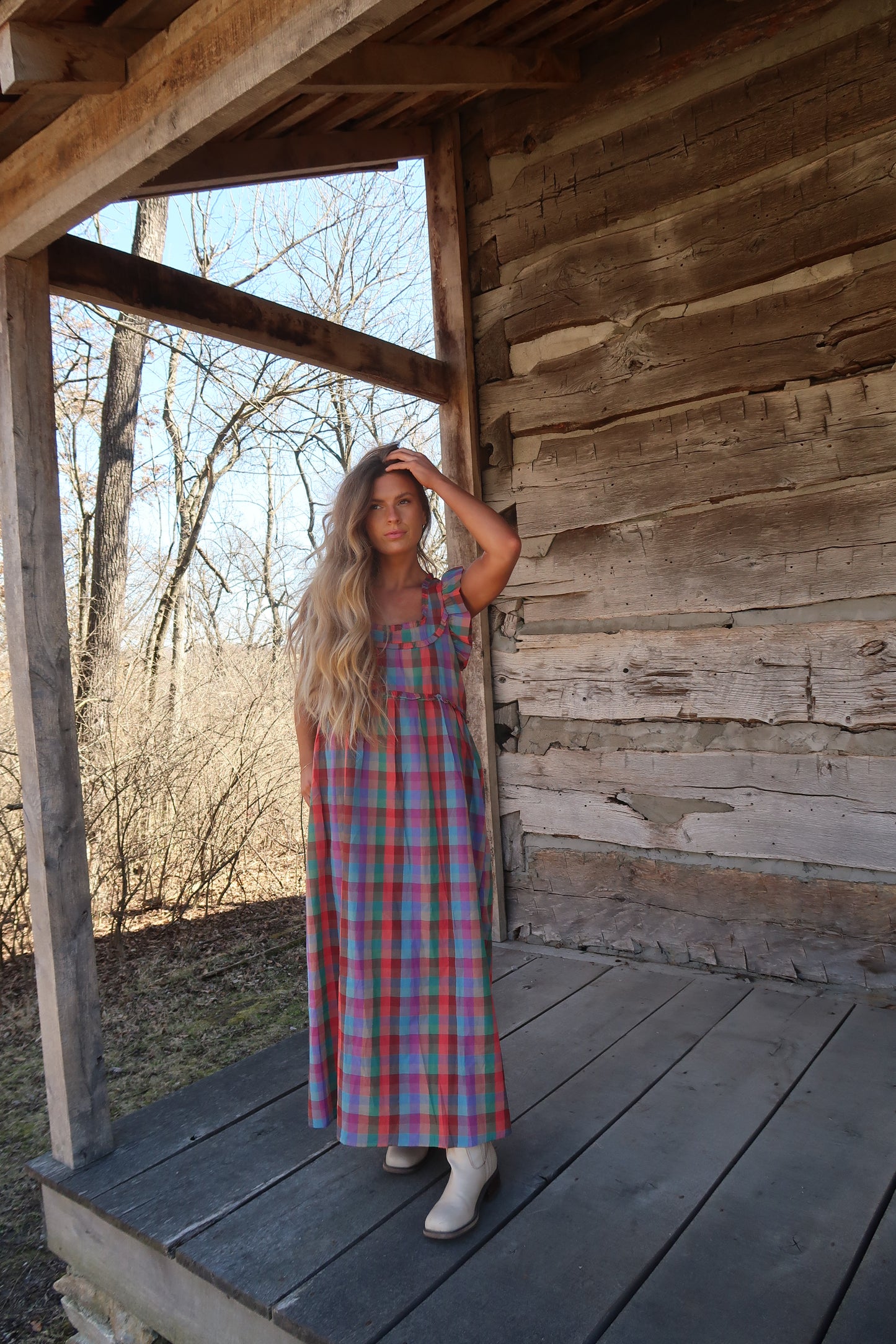 Candyland Ruffle Maxi Dress