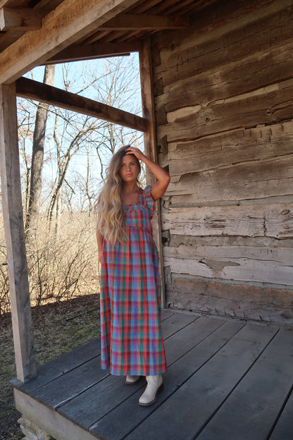 Candyland Ruffle Maxi Dress