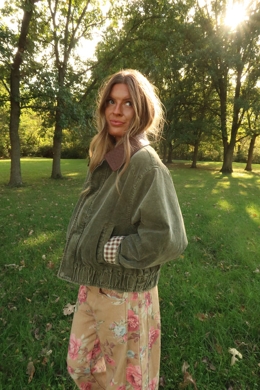 Willow Corduroy Bomber Jacket