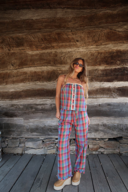 Candyland Plaid Tank