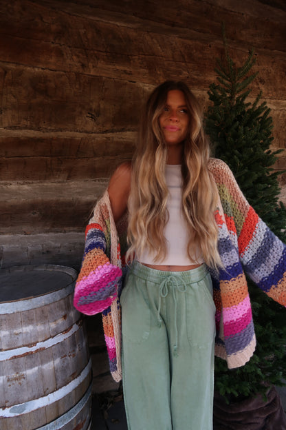 Crayola Stripe Cardi