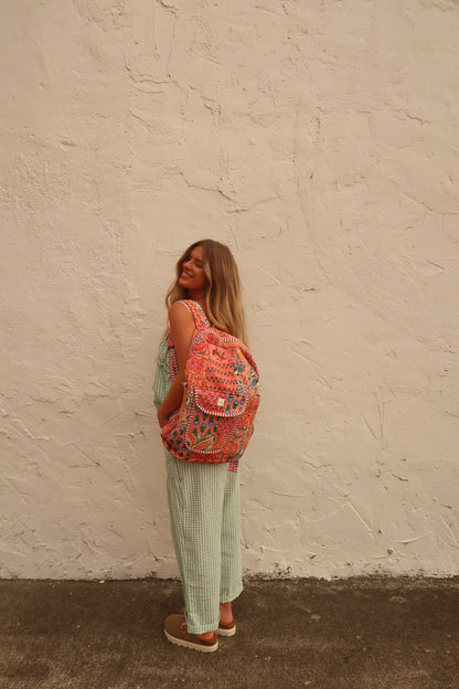 Debbie Quilted Backback