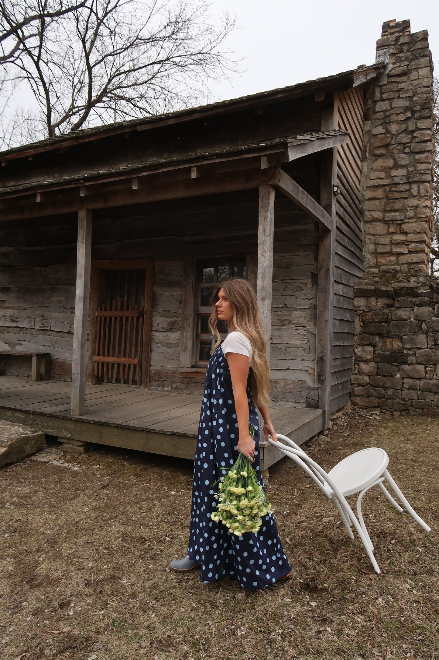 Capri Dot Maxi Dress