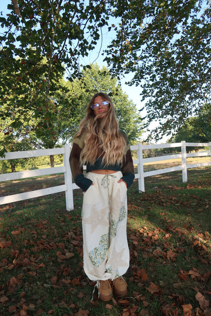 Boho Breeze Patchwork Jogger