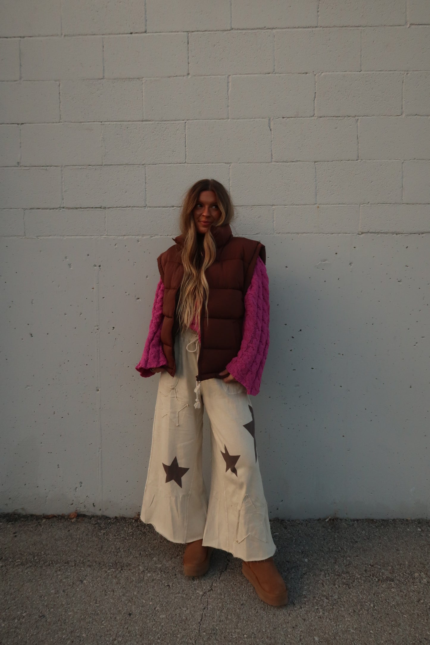 Brownie Oversized Puffer Vest