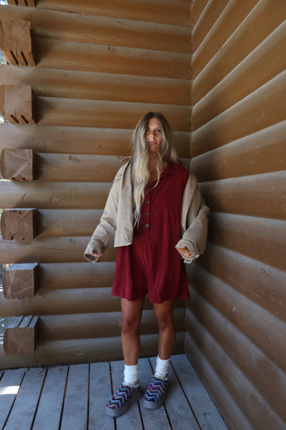 Cranberry Romper