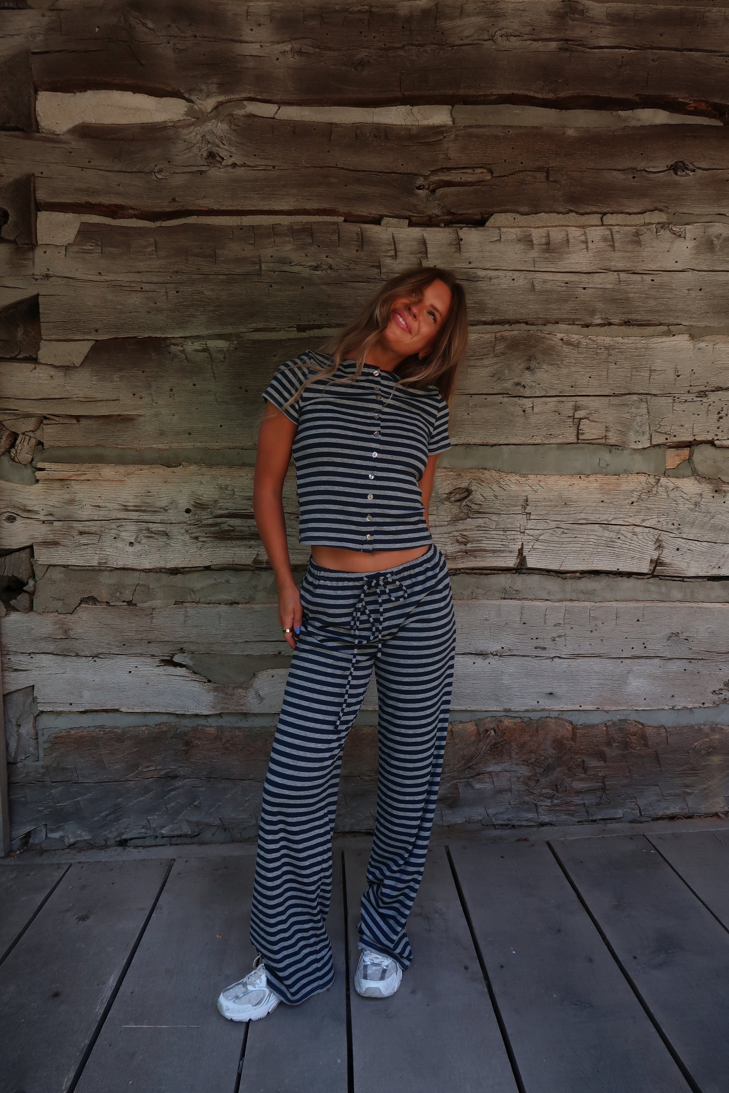 Midnight Stripe Set
