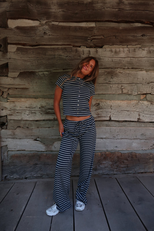 Midnight Stripe Set