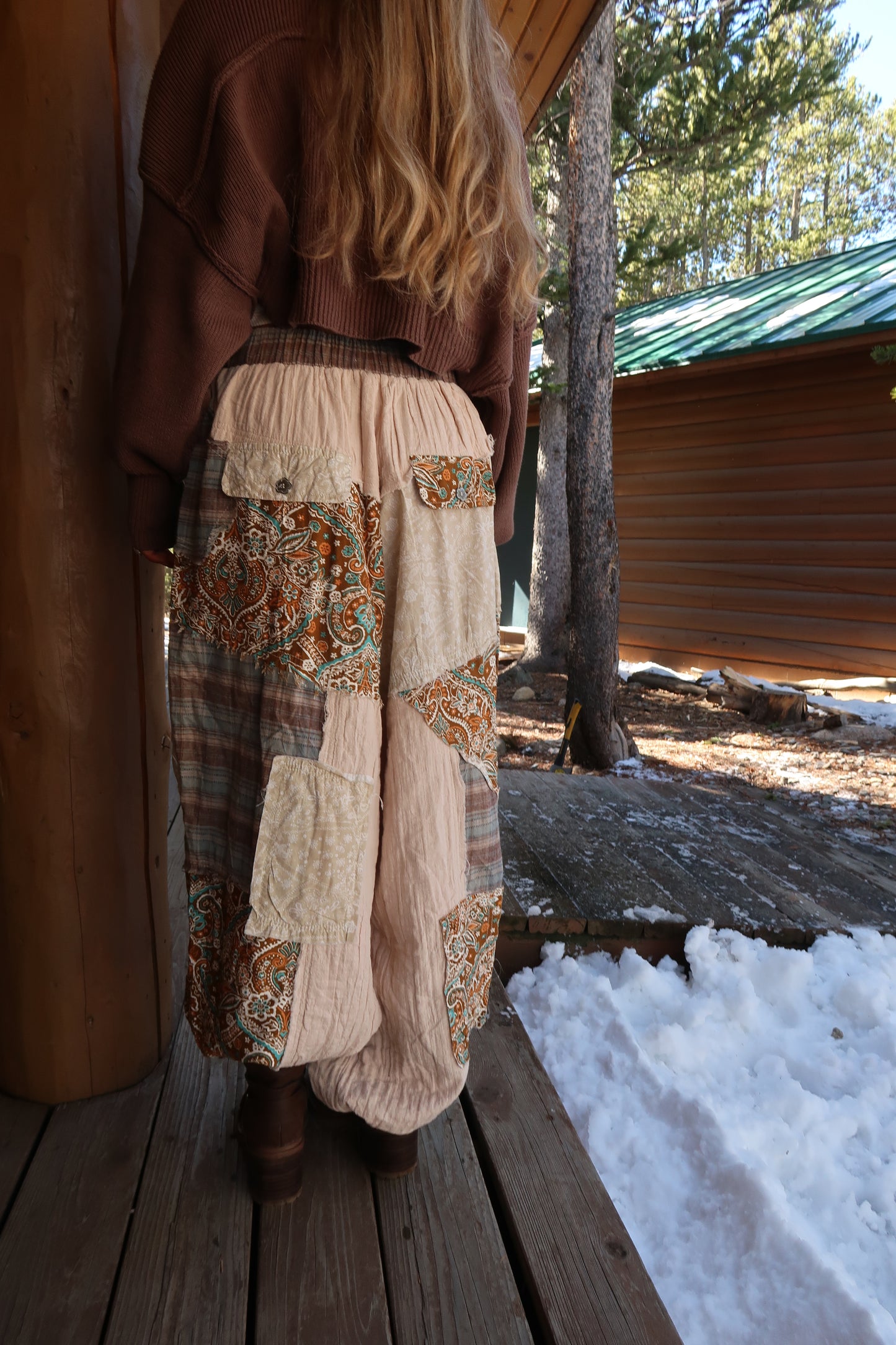 Cabin Fever Patchwork Jogger