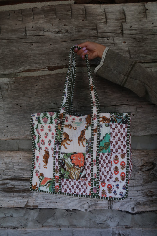 Lottie Quilted Tote Bag