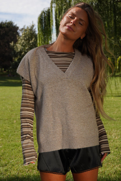 Hazelnut Sweater Vest