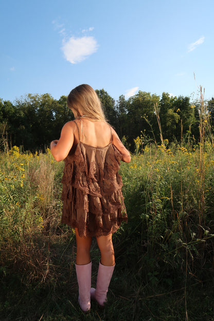 Lena Tiered Lace Dress