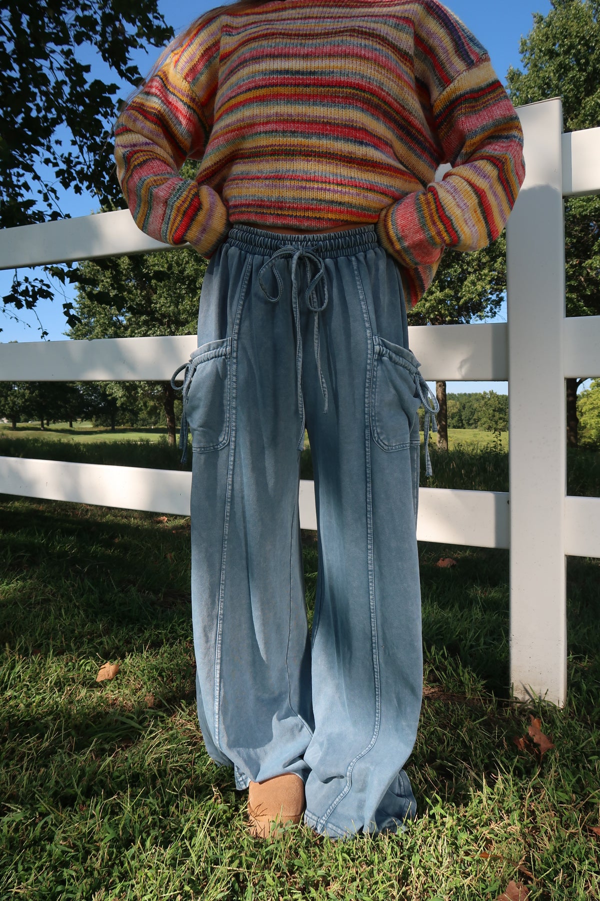 Blueberry Pie Wide Leg Pants