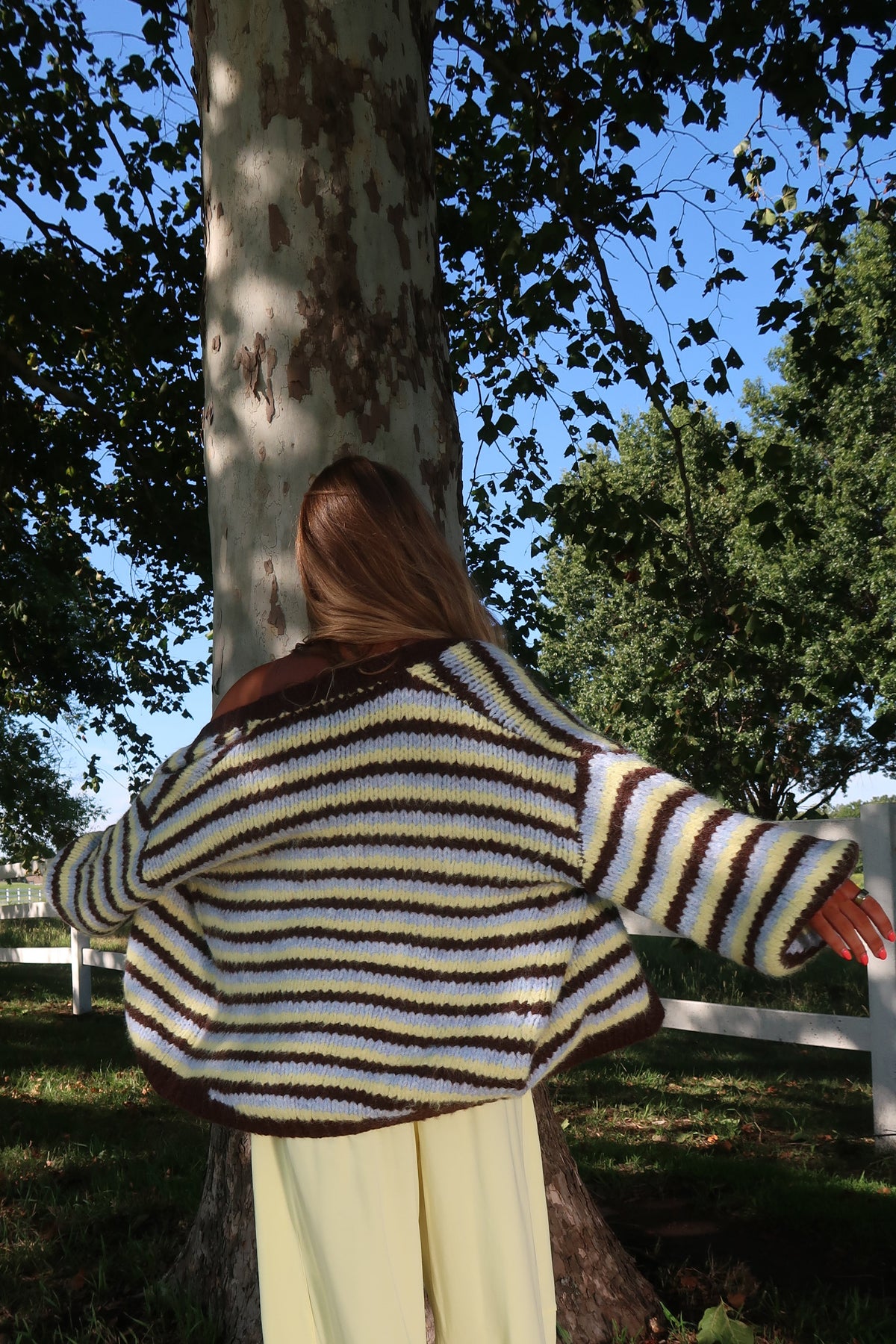 Toasty Stripe Cardi