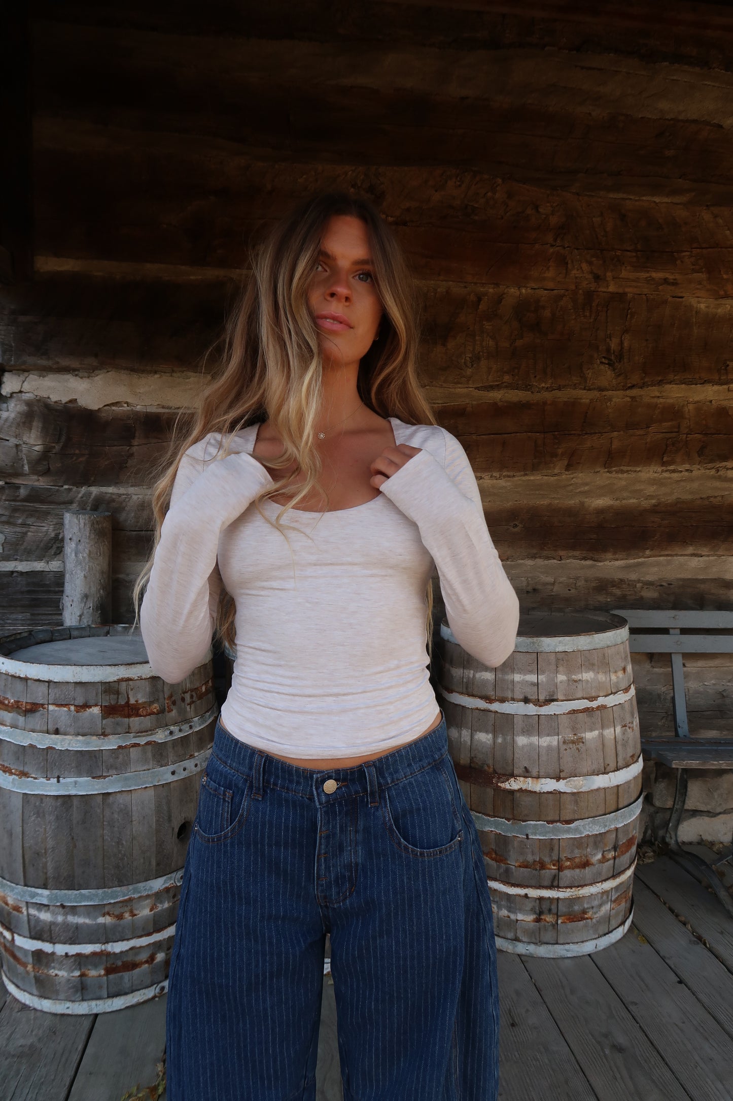 Oatmeal Back To Basics Long Sleeve