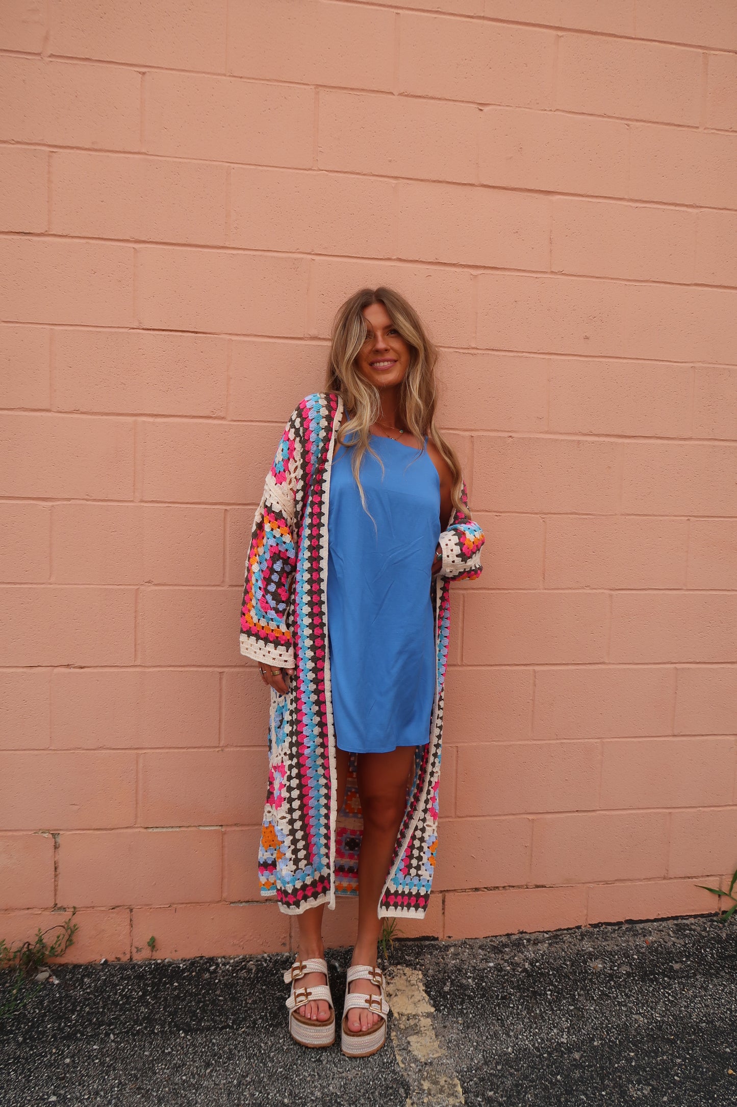Vivid Boho Crochet Knit
