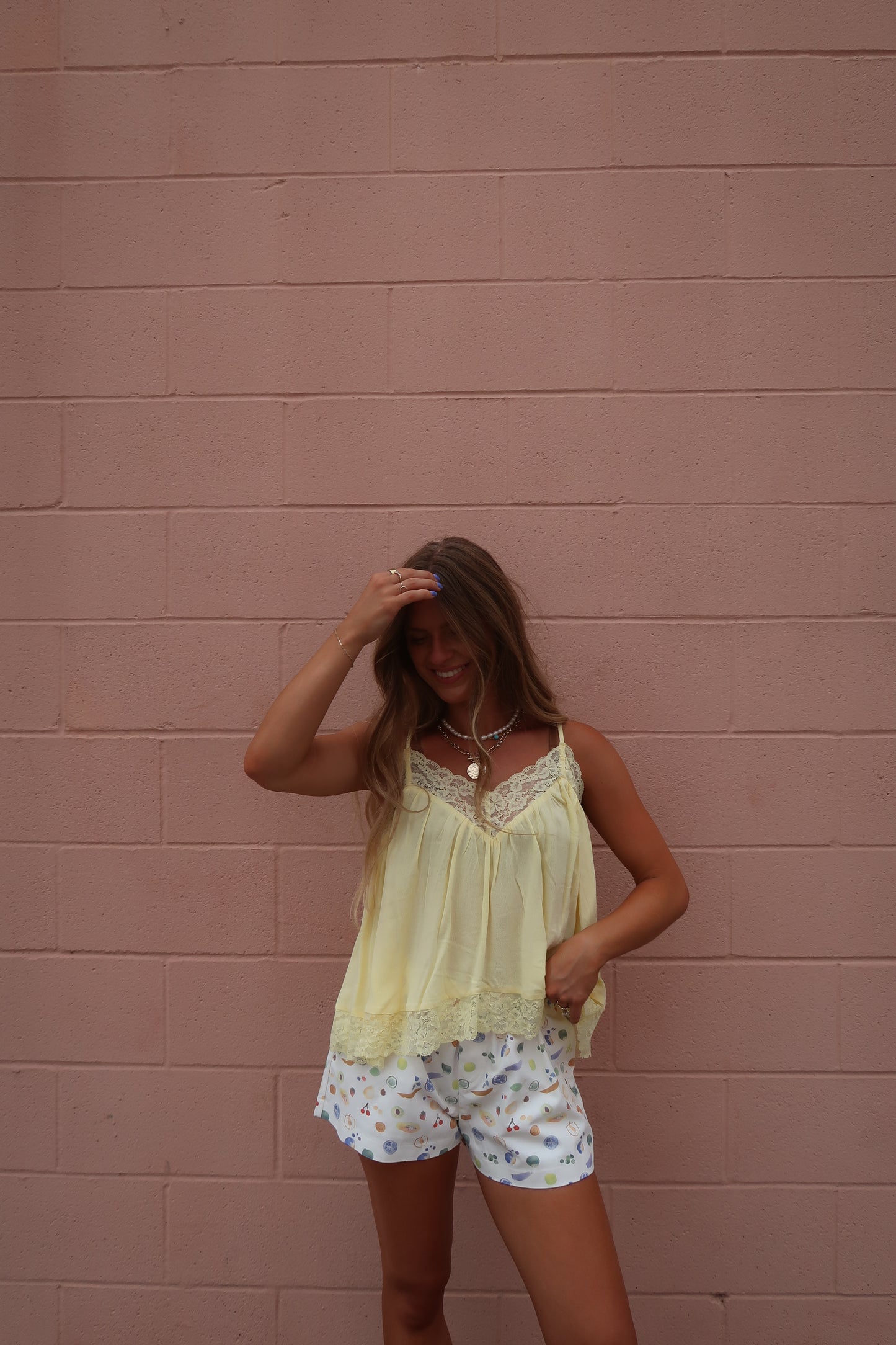 Lemon Lace Tank