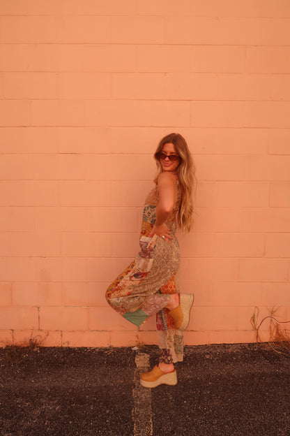 Riley Patchwork Jumpsuit