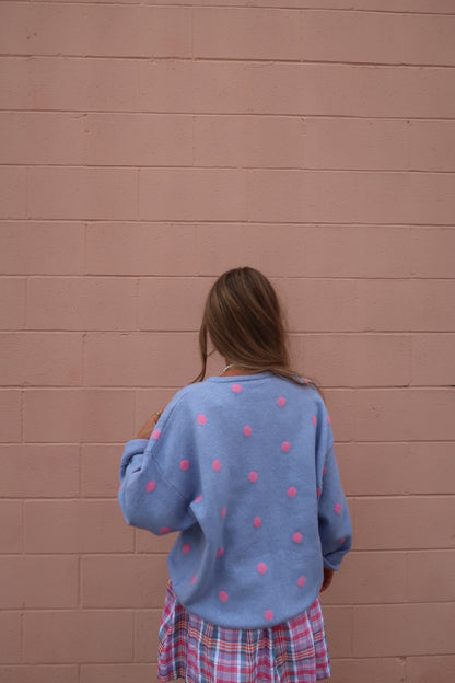 Perri Pink Dot Cardi